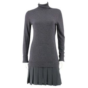 Soft Surroundings Gray Turtleneck Dress